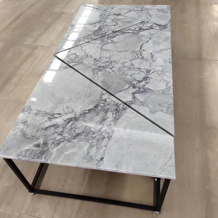 সুপার হোয়াইট কোয়ার্টজাইট টেবিল শীর্ষ (1) Super White Quartzite Table Top (1)