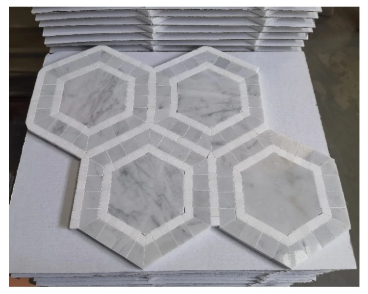 Grey And White Mosaic Marble Grey And White Mosaic Marble